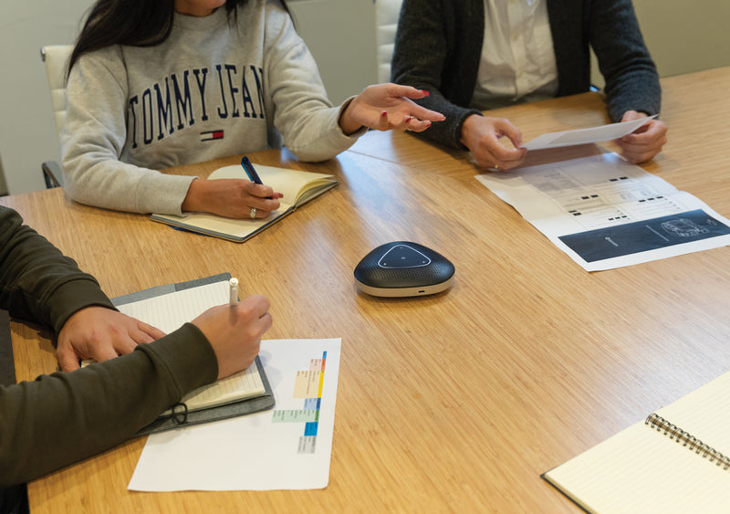 Load image into Gallery viewer, Conference call speaker - Custom Wood Designs

