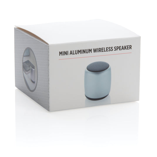 Mini aluminium wireless speaker - Custom Wood Designs