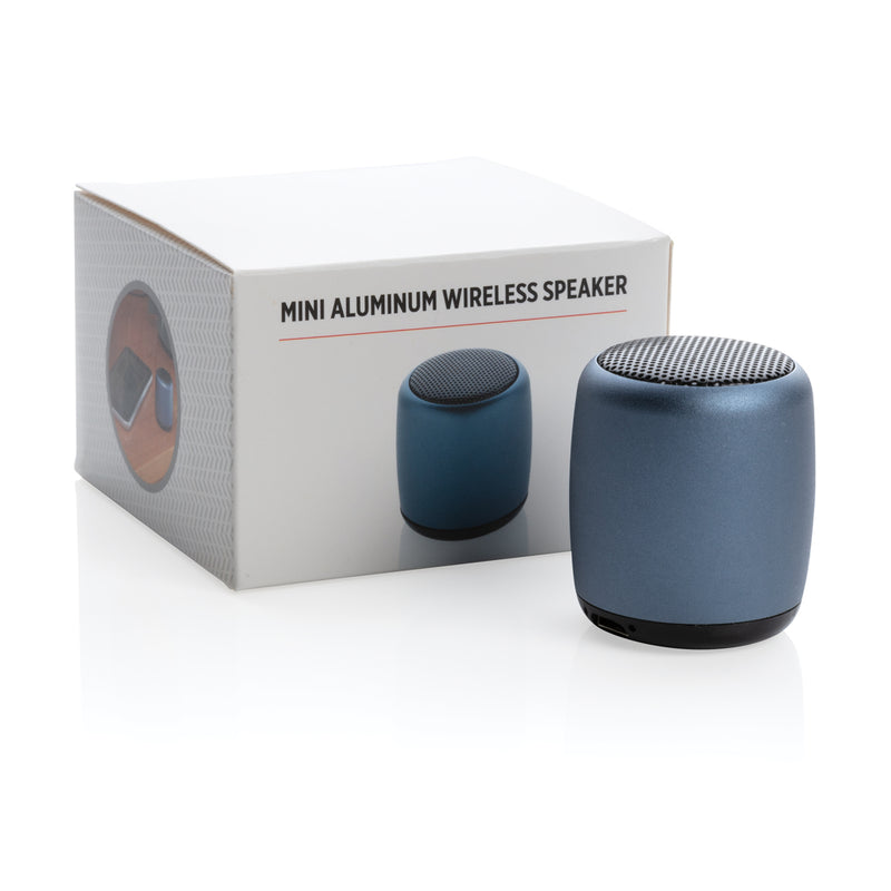 Load image into Gallery viewer, Mini aluminium wireless speaker - Custom Wood Designs
