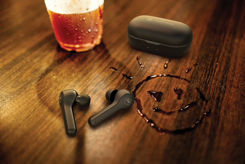 Load image into Gallery viewer, Motorola IPX5 TWS MOTO buds 85 - Custom Wood Designs
