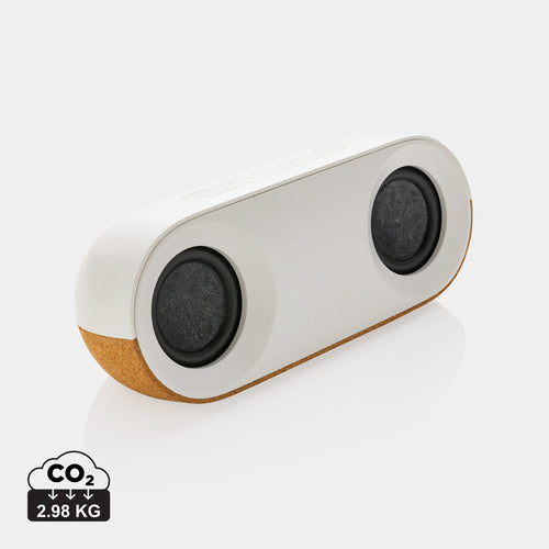 Oregon RCS recycled plastic and cork 10W speaker - Custom Wood Designs