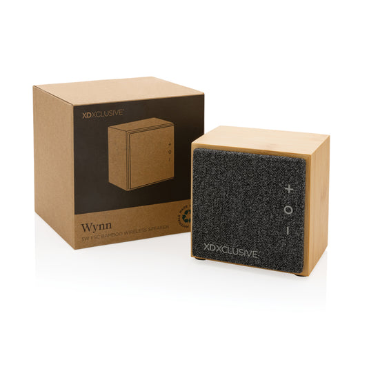 Wynn 5W bamboo wireless speaker - Custom Wood Designs