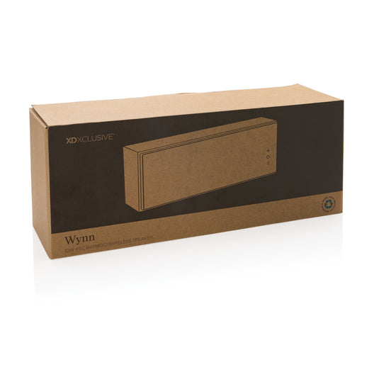 Wynn 10W bamboo wireless speaker - Custom Wood Designs