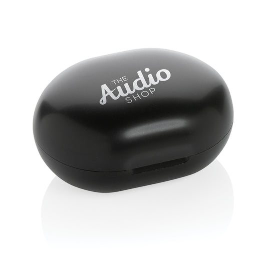 RCS standard recycled plastic TWS earbuds - Custom Wood Designs