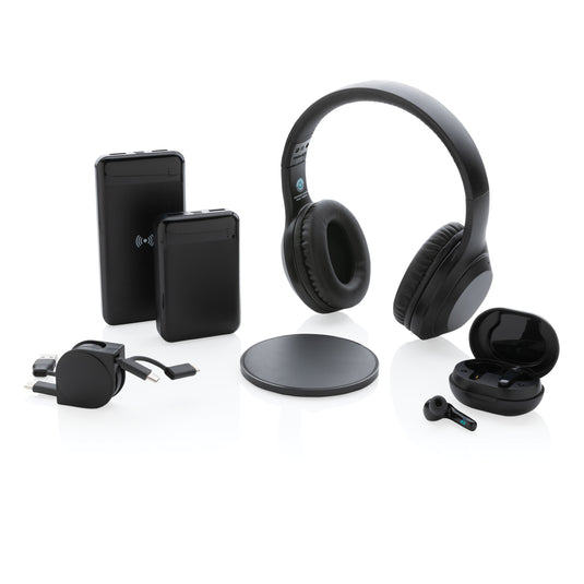 RCS standard recycled plastic TWS earbuds - Custom Wood Designs