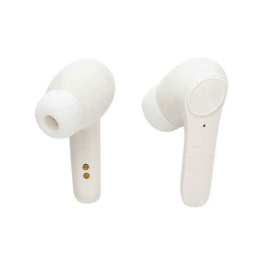 RCS standard recycled plastic TWS earbuds - Custom Wood Designs