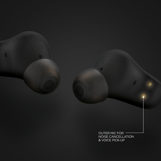 Urban Vitamin Gilroy hybrid ANC and ENC earbuds - Custom Wood Designs
