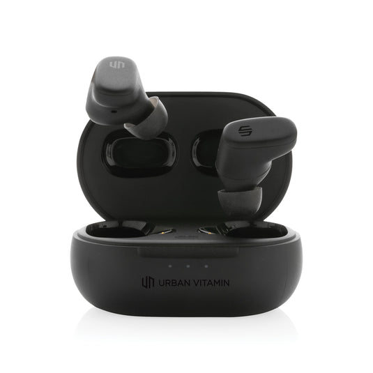 Urban Vitamin Gilroy hybrid ANC and ENC earbuds - Custom Wood Designs