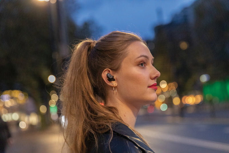 Load image into Gallery viewer, Urban Vitamin Gilroy hybrid ANC and ENC earbuds - Custom Wood Designs
