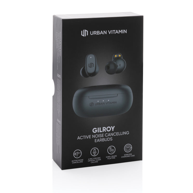 Load image into Gallery viewer, Urban Vitamin Gilroy hybrid ANC and ENC earbuds - Custom Wood Designs
