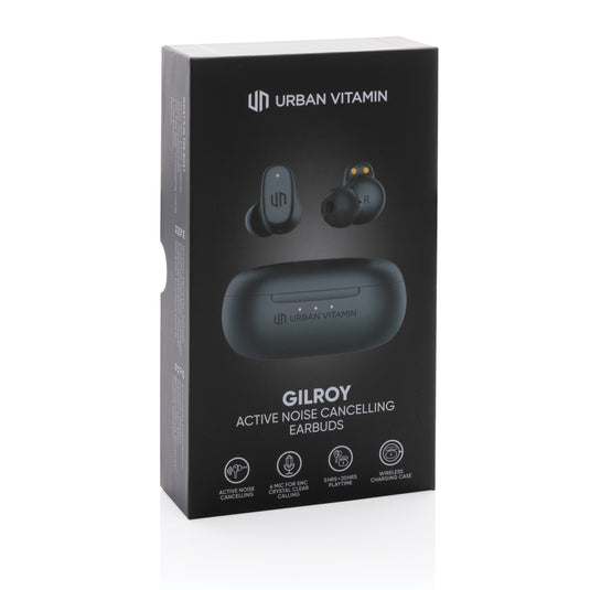 Urban Vitamin Gilroy hybrid ANC and ENC earbuds - Custom Wood Designs