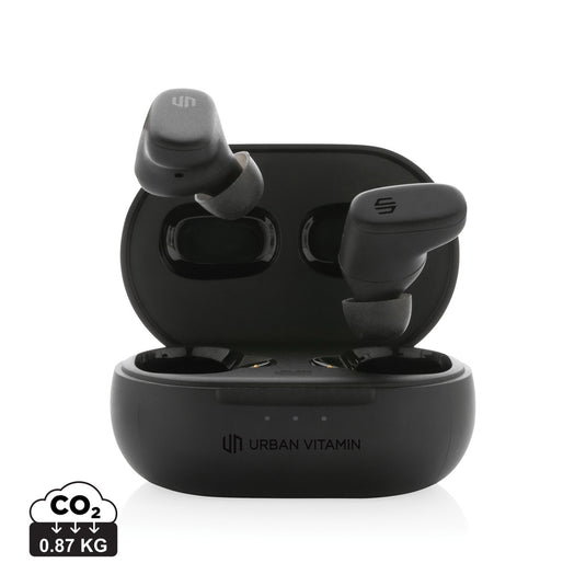 Urban Vitamin Gilroy hybrid ANC and ENC earbuds - Custom Wood Designs