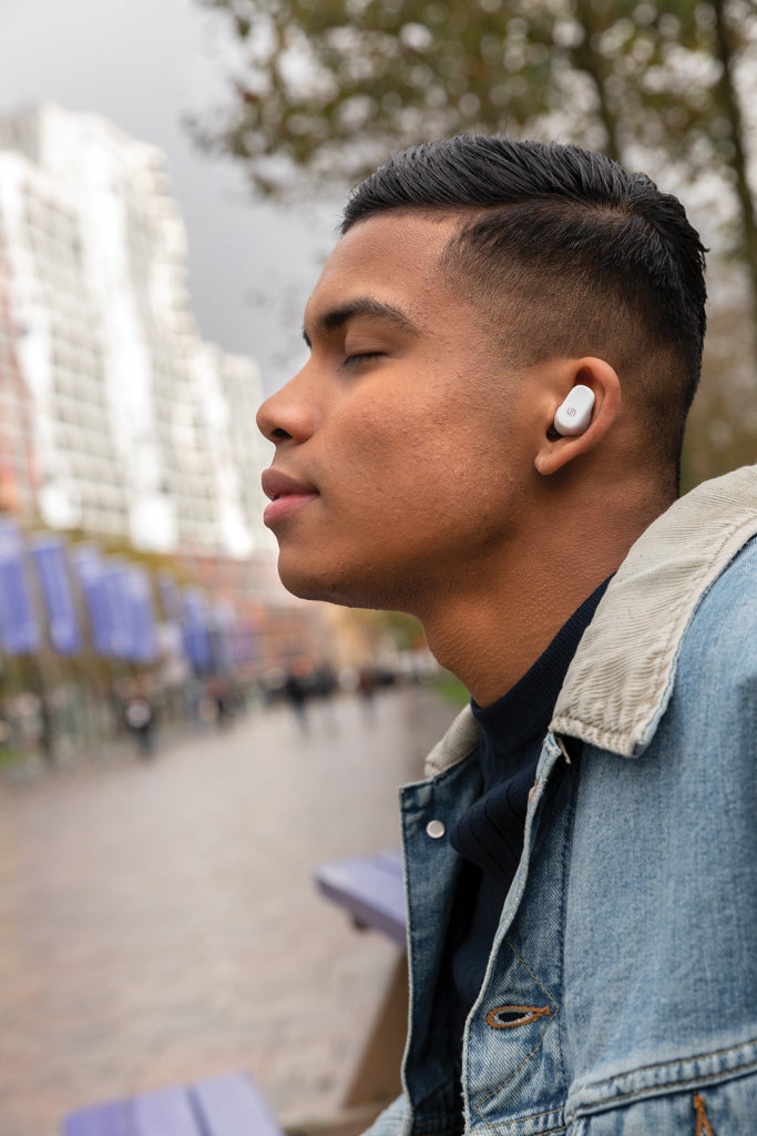 Load image into Gallery viewer, Urban Vitamin Gilroy hybrid ANC and ENC earbuds - Custom Wood Designs
