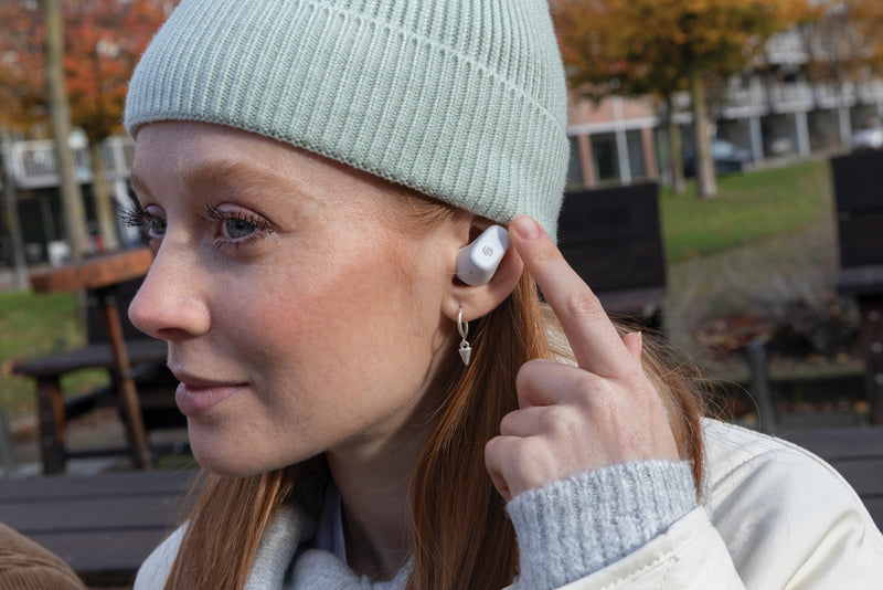 Load image into Gallery viewer, Urban Vitamin Gilroy hybrid ANC and ENC earbuds - Custom Wood Designs
