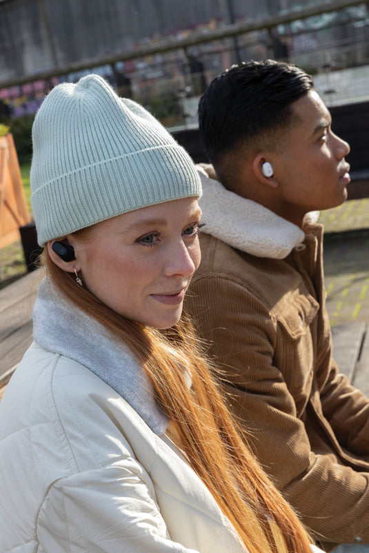 Urban Vitamin Gilroy hybrid ANC and ENC earbuds - Custom Wood Designs