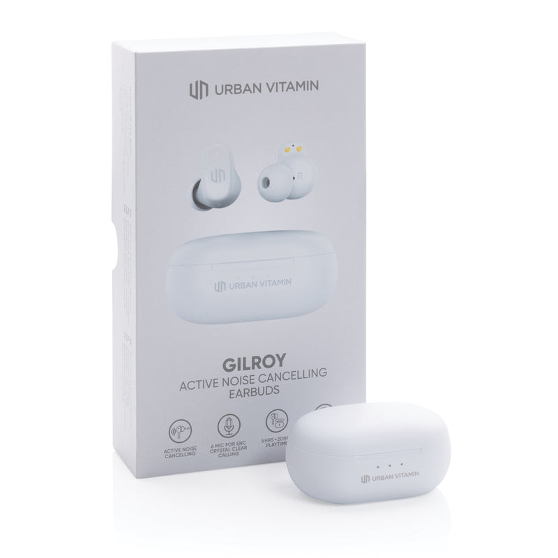 Load image into Gallery viewer, Urban Vitamin Gilroy hybrid ANC and ENC earbuds - Custom Wood Designs
