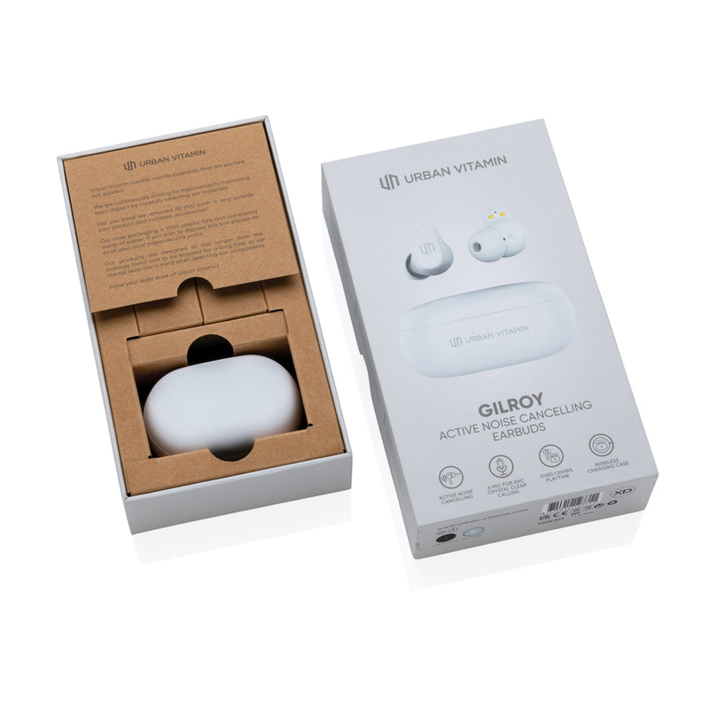Load image into Gallery viewer, Urban Vitamin Gilroy hybrid ANC and ENC earbuds - Custom Wood Designs
