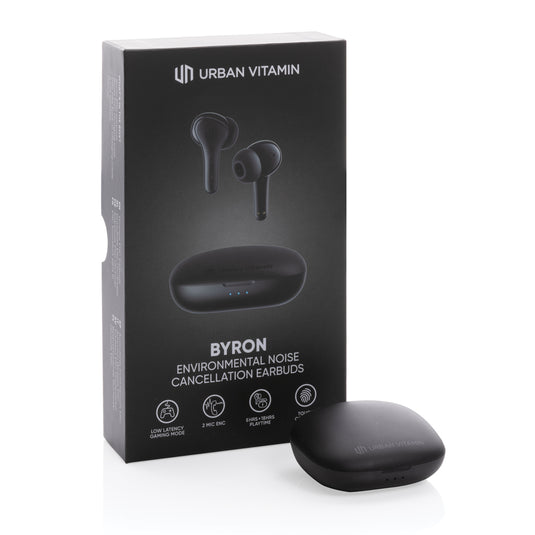 Urban Vitamin Byron ENC earbuds - Custom Wood Designs