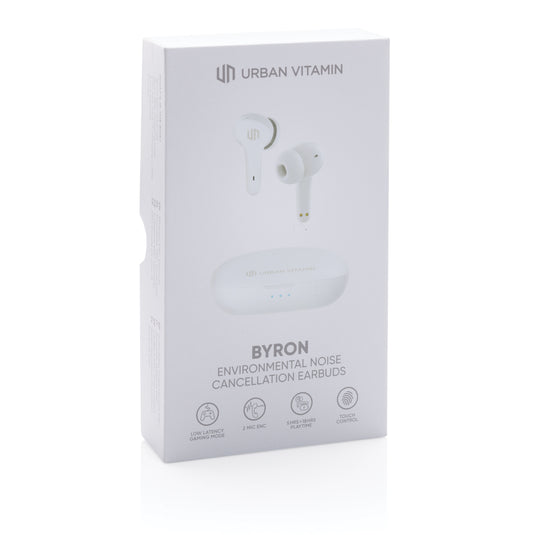 Urban Vitamin Byron ENC earbuds - Custom Wood Designs