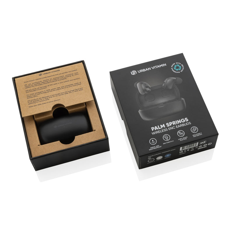 Load image into Gallery viewer, Urban Vitamin Palm Springs RCS rplastic ENC earbuds - Custom Wood Designs
