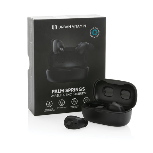 Urban Vitamin Palm Springs RCS rplastic ENC earbuds - Custom Wood Designs