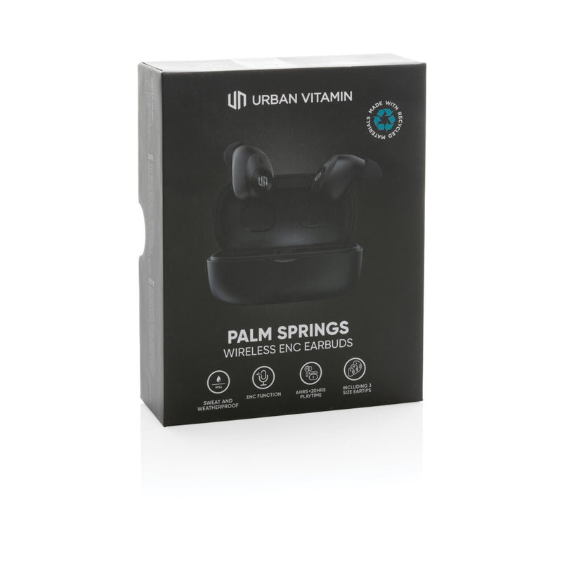 Load image into Gallery viewer, Urban Vitamin Palm Springs RCS rplastic ENC earbuds - Custom Wood Designs
