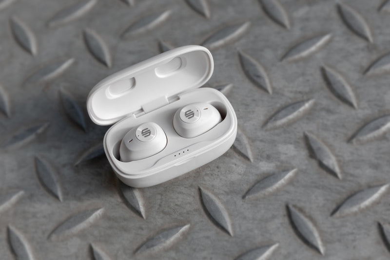 Load image into Gallery viewer, Urban Vitamin Palm Springs RCS rplastic ENC earbuds - Custom Wood Designs
