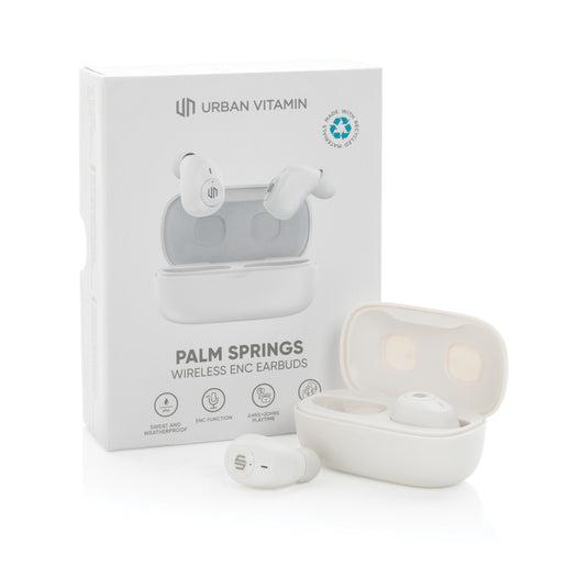Urban Vitamin Palm Springs RCS rplastic ENC earbuds - Custom Wood Designs