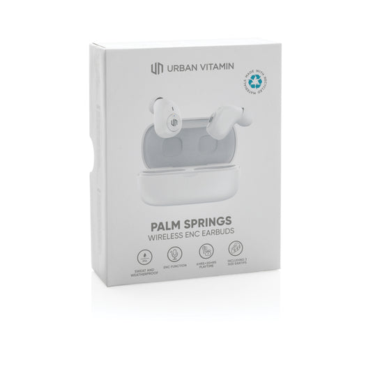 Urban Vitamin Palm Springs RCS rplastic ENC earbuds - Custom Wood Designs