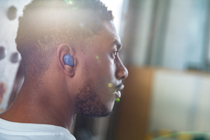Load image into Gallery viewer, Urban Vitamin Palm Springs RCS rplastic ENC earbuds - Custom Wood Designs
