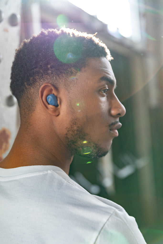 Load image into Gallery viewer, Urban Vitamin Palm Springs RCS rplastic ENC earbuds - Custom Wood Designs
