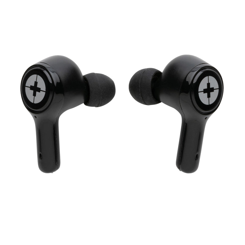 Load image into Gallery viewer, RCS recycled plastic Swiss Peak ANC TWS earbuds - Custom Wood Designs
