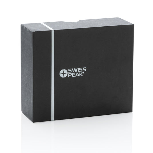RCS recycled plastic Swiss Peak ANC TWS earbuds - Custom Wood Designs