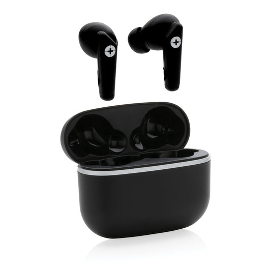 RCS recycled plastic Swiss Peak TWS earbuds 2.0 - Custom Wood Designs