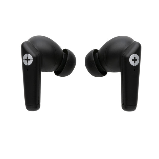 RCS recycled plastic Swiss Peak TWS earbuds 2.0 - Custom Wood Designs