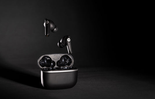 RCS recycled plastic Swiss Peak TWS earbuds 2.0 - Custom Wood Designs