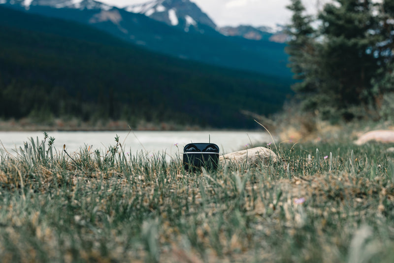 Load image into Gallery viewer, RCS recycled plastic Swiss Peak TWS earbuds 2.0 - Custom Wood Designs
