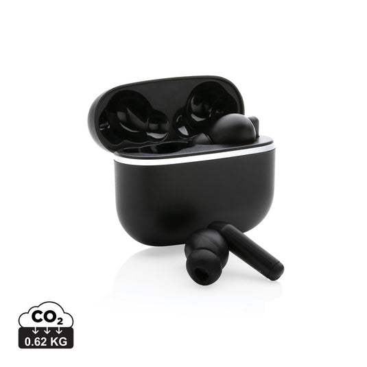 RCS recycled plastic Swiss Peak TWS earbuds 2.0 - Custom Wood Designs