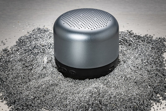 Terra RCS recycled aluminium 5W wireless speaker - Custom Wood Designs