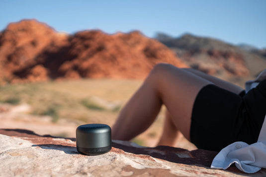 Terra RCS recycled aluminium 5W wireless speaker - Custom Wood Designs
