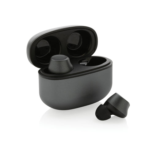 Terra RCS recycled aluminium wireless earbuds - Custom Wood Designs