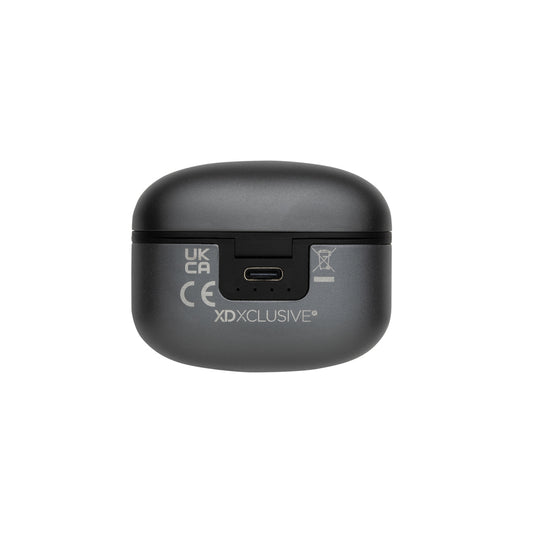 Terra RCS recycled aluminium wireless earbuds - Custom Wood Designs
