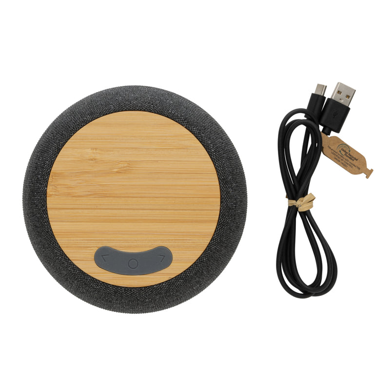 Load image into Gallery viewer, RCS Rplastic/PET and bamboo 5W speaker - Custom Wood Designs
