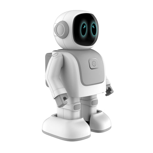 XD Collection Robert the dancing robot speaker accessory for phones and tablets, featuring a playful robot design on a sleek surface.