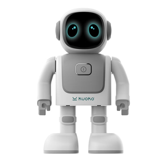 Robert the dancing robot speaker from XD Collection, a fun phone and tablet accessory with a playful robot design.