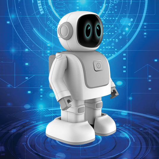 XD Collection Robert the Dancing Robot speaker accessory for phone and tablet, featuring a playful robot figure with animated design.