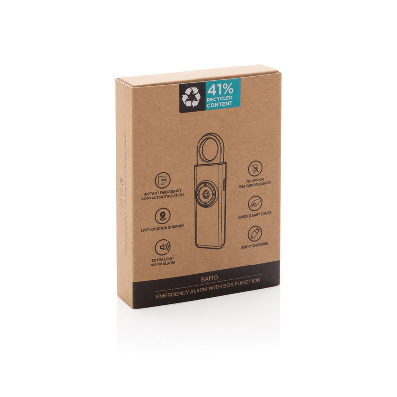 Load image into Gallery viewer, Safio RCS re-chargeable emergency alarm with SOS function - Custom Wood Designs
