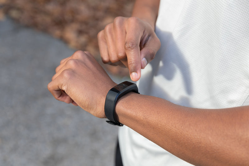 Load image into Gallery viewer, RCS recycled TPU Sense Fit with heart rate monitor - Custom Wood Designs
