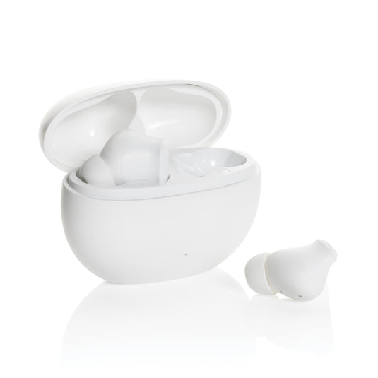 Prolink RCS recycled plastic hybrid ANC/ENC earbuds from XD Collection, sleek audio earbud with noise-canceling features.