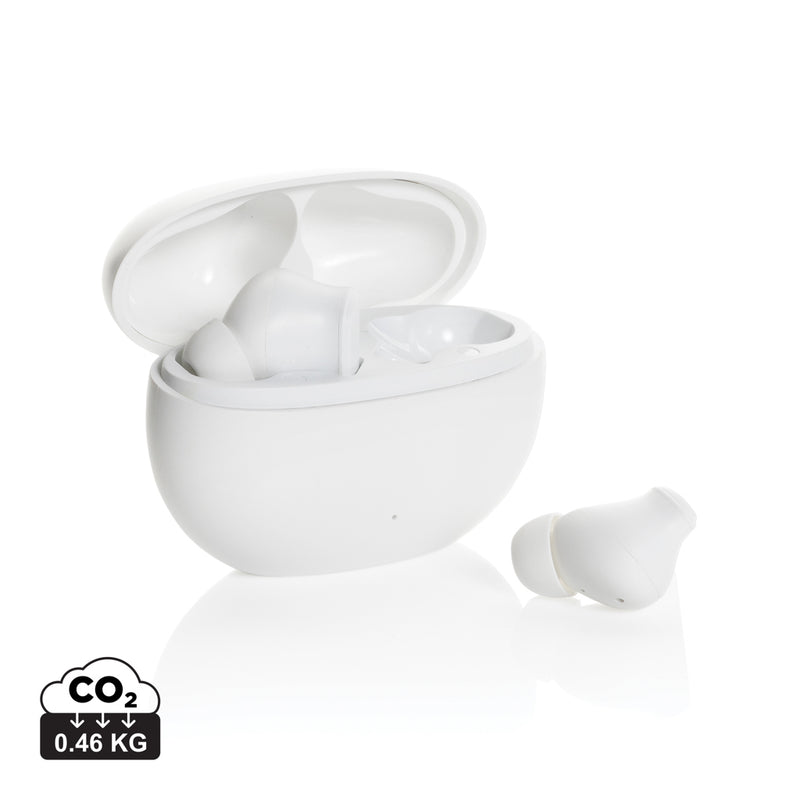 Load image into Gallery viewer, Prolink XD Collection RCS recycled plastic hybrid ANC/ENC earbud with in-ear design and sleek black finish.
